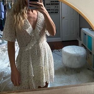 Zara Vneck Short Sleeve Romper